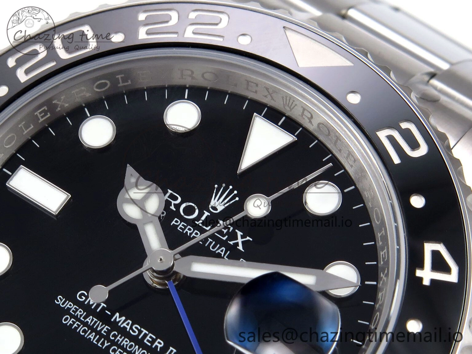 GMT-Master II 126710 BLNR 904L THBF 1:1 Best Edition on Oyster Bracelet SH3285 CHS Effortless 957