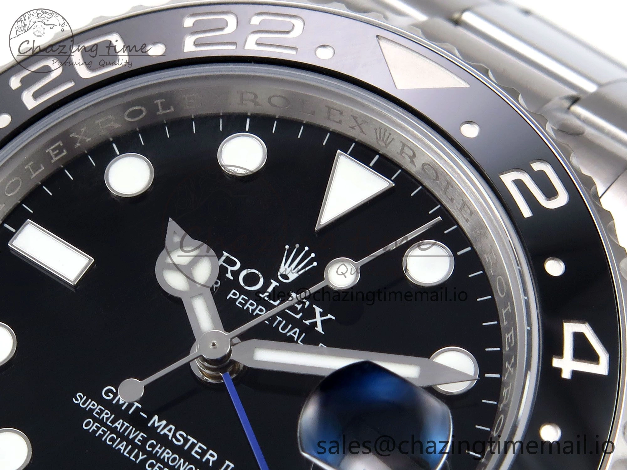 GMT-Master II 126710 BLNR 904L THBF 1:1 Best Edition on Oyster Bracelet SH3285 CHS Effortless 957