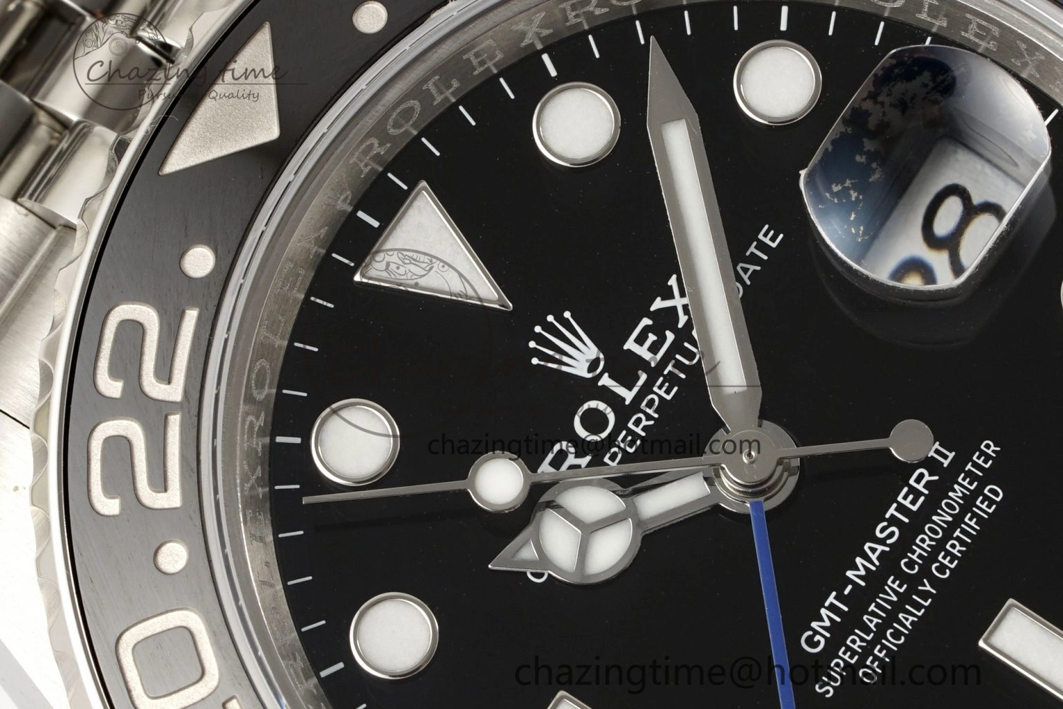 GMT Master II 126710 BLNR Batman 904L SS C+F 1:1 Best Edition Black Dial on Jubilee Bracelet SH3285 CHS StreetReady 1956