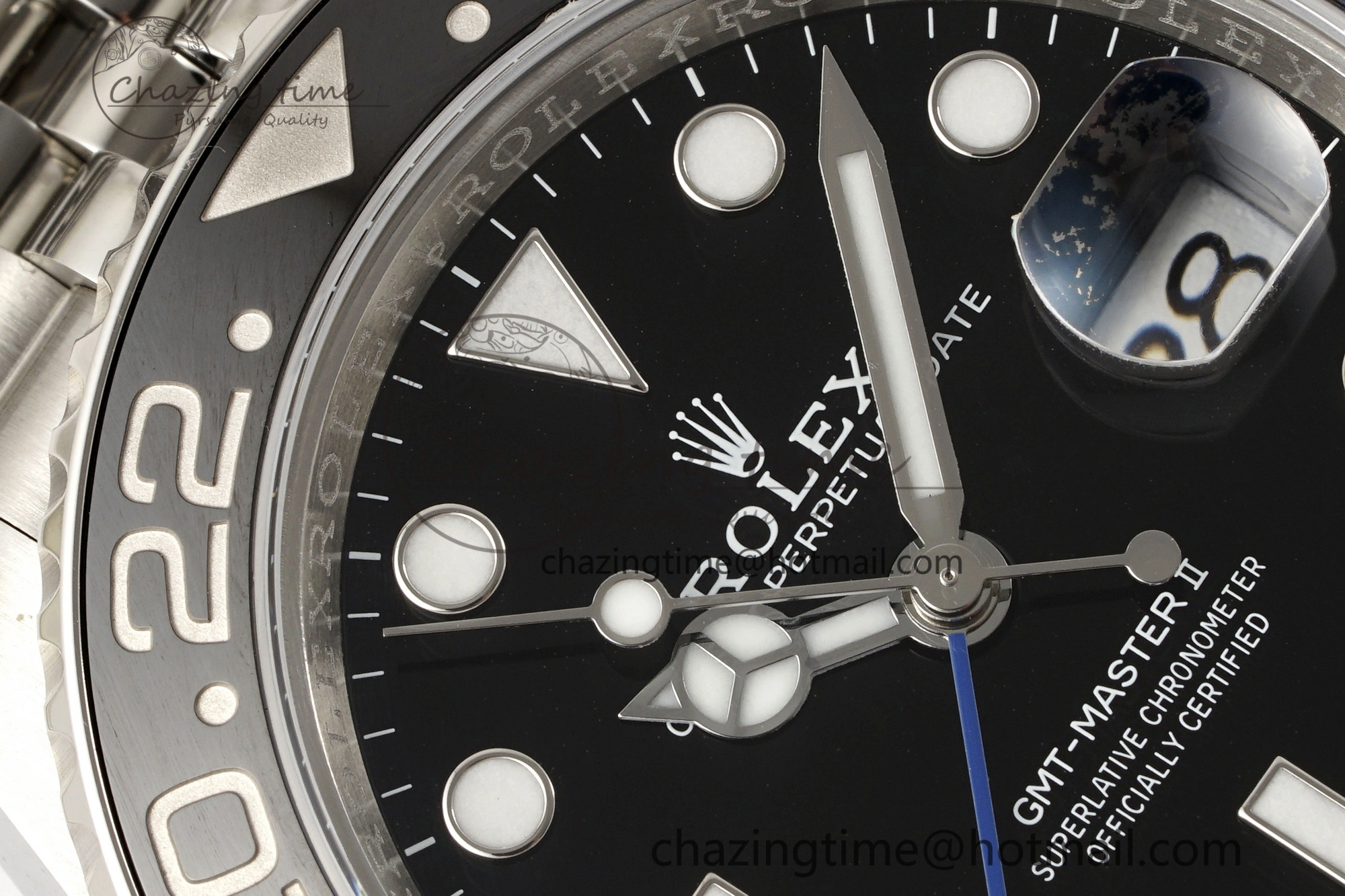 GMT Master II 126710 BLNR Batman 904L SS C+F 1:1 Best Edition Black Dial on Jubilee Bracelet SH3285 CHS StreetReady 1956