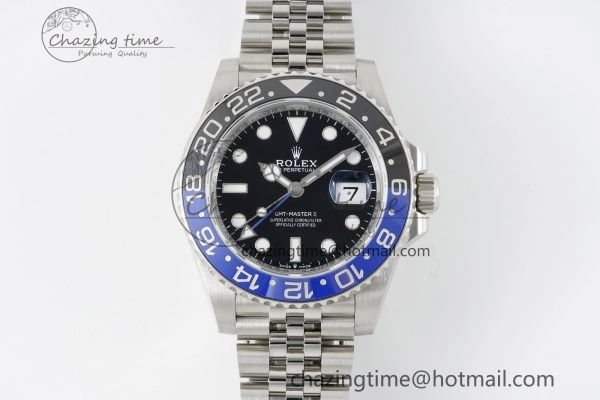 Cozy GMT Master II 126710 BLNR Batman 904L SS C+F 1:1 Best Edition Black Dial on Jubilee Bracelet VR3285 CHS 2253