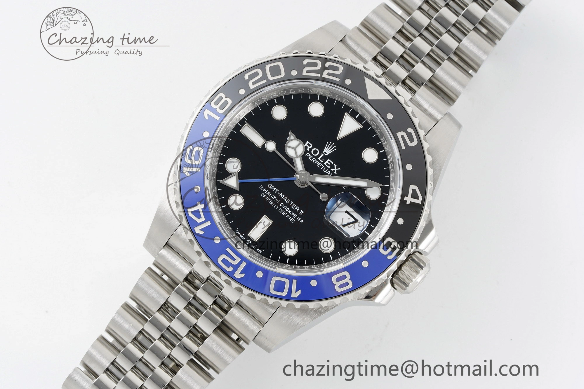 Cozy GMT Master II 126710 BLNR Batman 904L SS C+F 1:1 Best Edition Black Dial on Jubilee Bracelet VR3285 CHS 2253
