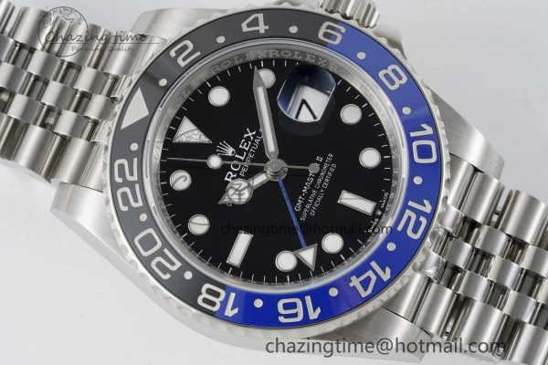 Cozy GMT Master II 126710 BLNR Batman 904L SS C+F 1:1 Best Edition Black Dial on Jubilee Bracelet VR3285 CHS 2253