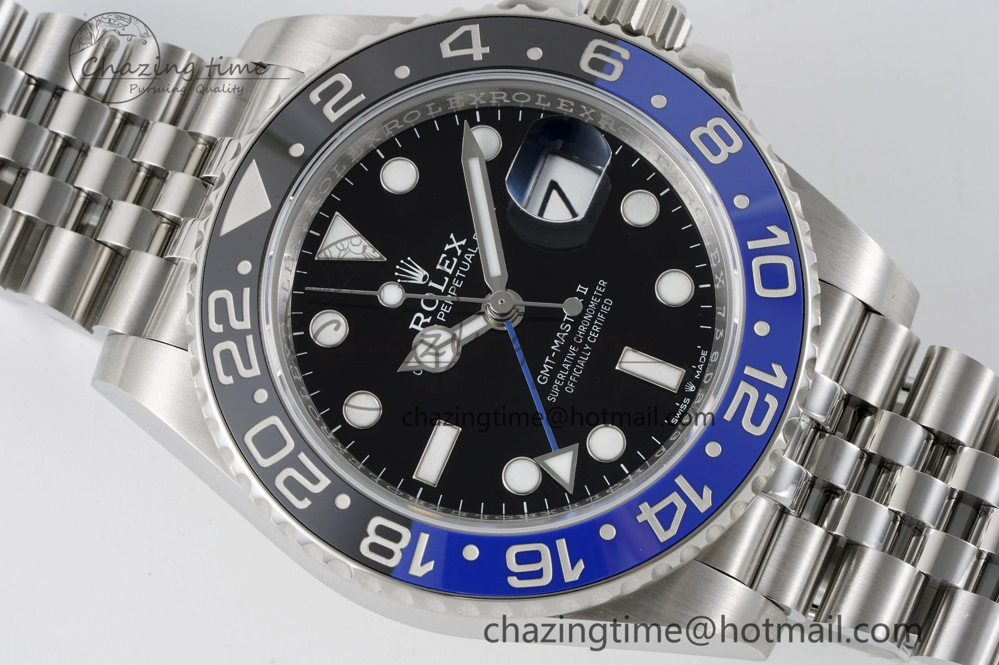 Cozy GMT Master II 126710 BLNR Batman 904L SS C+F 1:1 Best Edition Black Dial on Jubilee Bracelet VR3285 CHS 2253