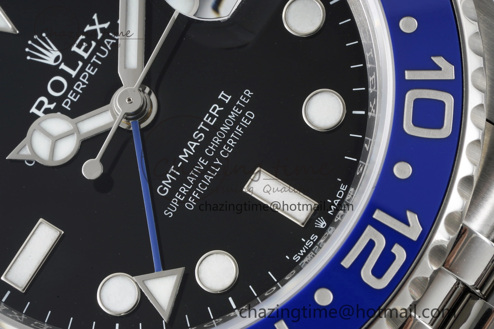 Cozy GMT Master II 126710 BLNR Batman 904L SS C+F 1:1 Best Edition Black Dial on Jubilee Bracelet VR3285 CHS 2253