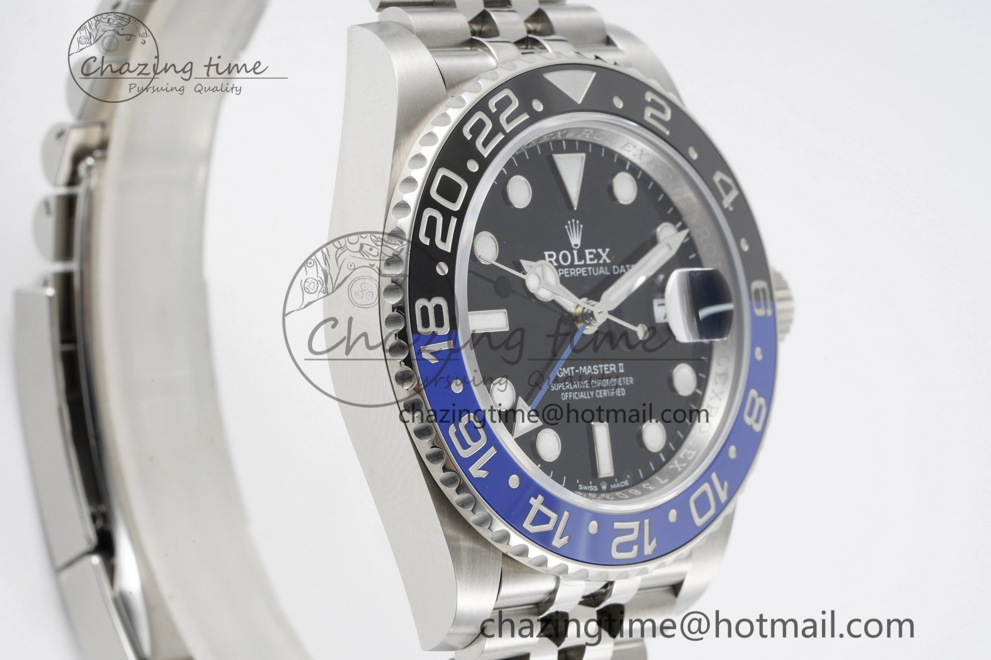 Cozy GMT Master II 126710 BLNR Batman 904L SS C+F 1:1 Best Edition Black Dial on Jubilee Bracelet VR3285 CHS 2253