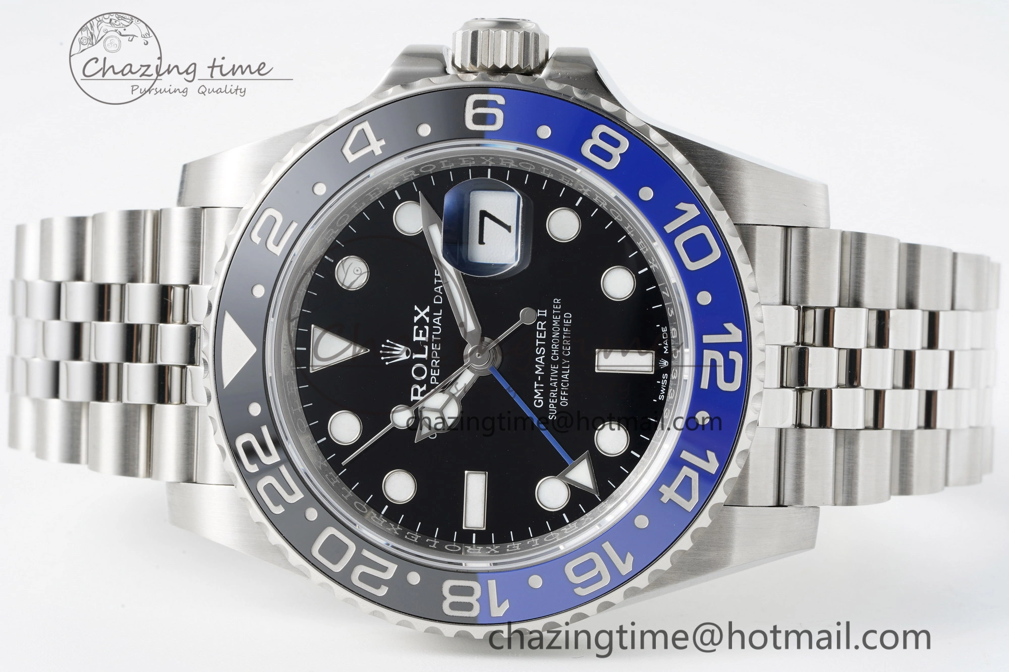 Cozy GMT Master II 126710 BLNR Batman 904L SS C+F 1:1 Best Edition Black Dial on Jubilee Bracelet VR3285 CHS 2253