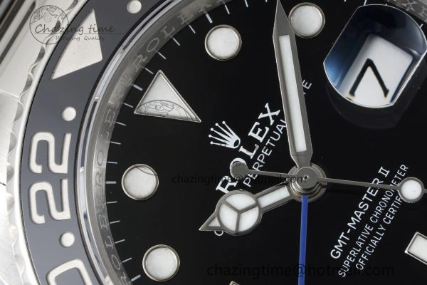 WrinkleFree GMT Master II 126710 BLNR Batman 904L SS C+F 1:1 Best Edition Black Dial on Oyster Bracelet VR3285 CHS 2249