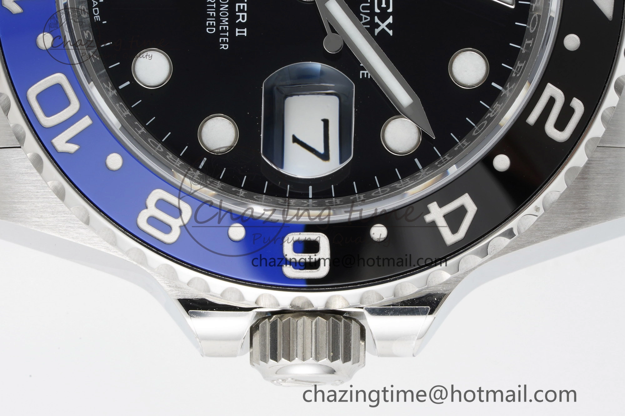 WrinkleFree GMT Master II 126710 BLNR Batman 904L SS C+F 1:1 Best Edition Black Dial on Oyster Bracelet VR3285 CHS 2249