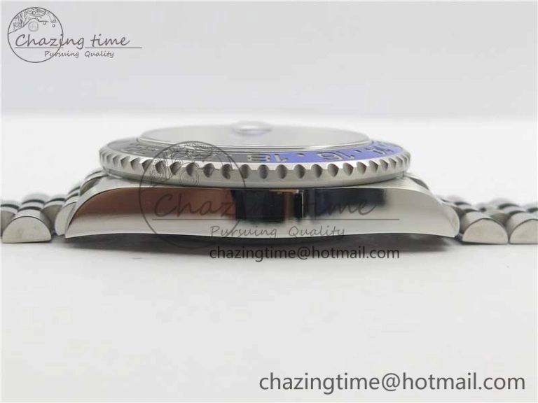 GMT Master II 126710 BLNR Batman 904L SS Noob 1:1 Best Edition on Bracelet A3285 (Correct Hand Stack) SunProtective 3161