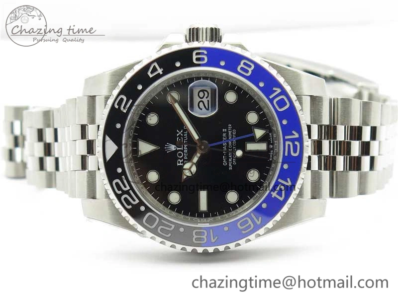 Youthful GMT-Master II 126710 BLNR Black Blue Ceramic 904L D1F 1:1 Best Edition On Jubilee Bracelet SA 2956