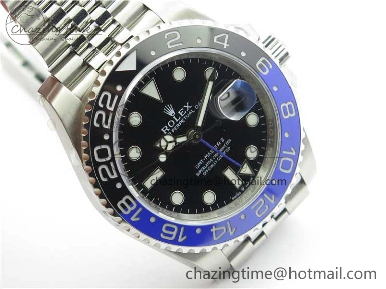 Youthful GMT-Master II 126710 BLNR Black Blue Ceramic 904L D1F 1:1 Best Edition On Jubilee Bracelet SA 2956