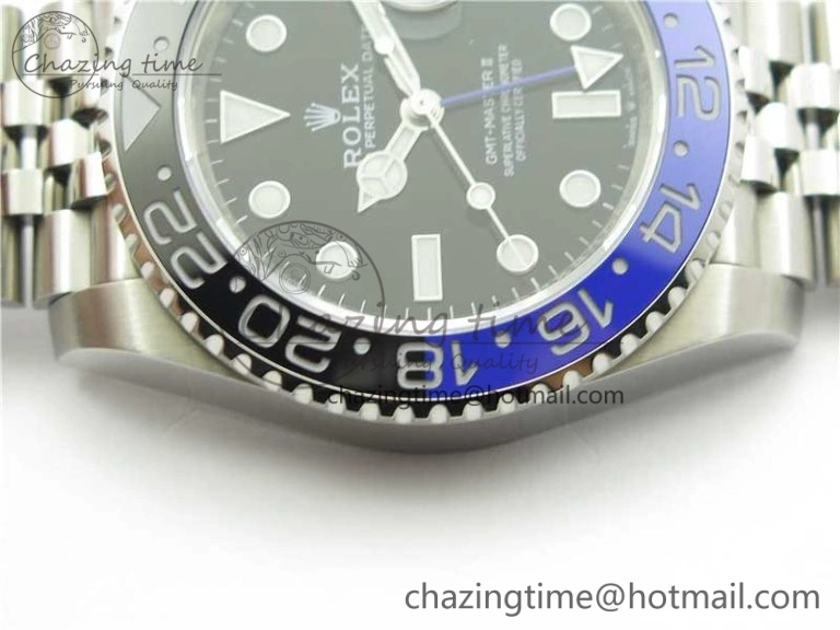 Youthful GMT-Master II 126710 BLNR Black Blue Ceramic 904L D1F 1:1 Best Edition On Jubilee Bracelet SA 2956