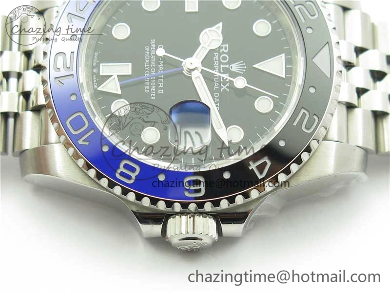 Youthful GMT-Master II 126710 BLNR Black Blue Ceramic 904L D1F 1:1 Best Edition On Jubilee Bracelet SA 2956