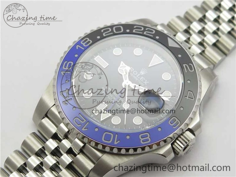 Youthful GMT-Master II 126710 BLNR Black Blue Ceramic 904L D1F 1:1 Best Edition On Jubilee Bracelet SA 2956