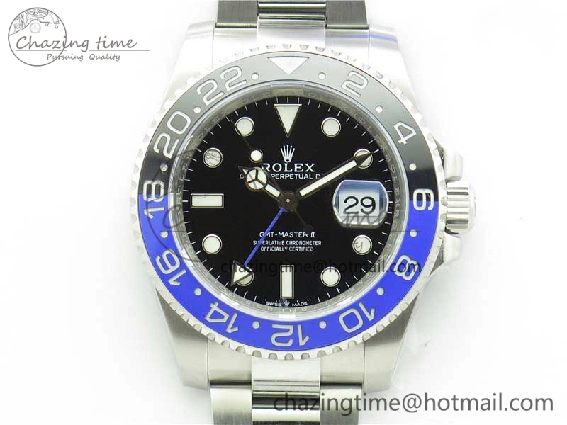 OdorResistant GMT-Master II 126710 BLNR Black Blue Ceramic 904L D1F 1:1 Best Edition On Oyaster Bracelet SA 2962
