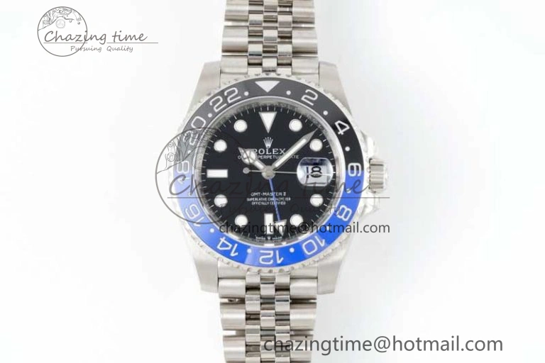 SmoothTexture GMT-Master II 126710 BLNR Black Blue Ceramic 904L Steel APSF 1:1 Best Edition VR3285 CHS 2380