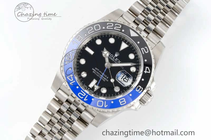 SmoothTexture GMT-Master II 126710 BLNR Black Blue Ceramic 904L Steel APSF 1:1 Best Edition VR3285 CHS 2380