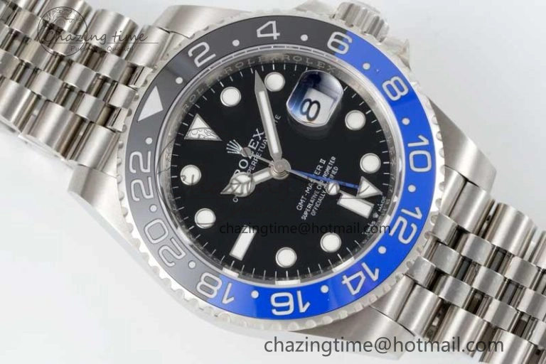 SmoothTexture GMT-Master II 126710 BLNR Black Blue Ceramic 904L Steel APSF 1:1 Best Edition VR3285 CHS 2380