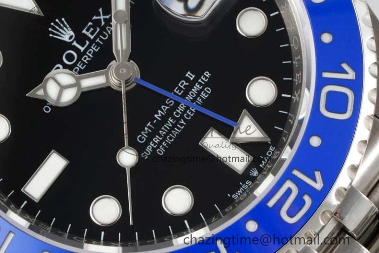 SmoothTexture GMT-Master II 126710 BLNR Black Blue Ceramic 904L Steel APSF 1:1 Best Edition VR3285 CHS 2380