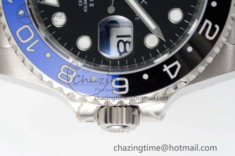 SmoothTexture GMT-Master II 126710 BLNR Black Blue Ceramic 904L Steel APSF 1:1 Best Edition VR3285 CHS 2380