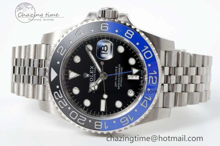 SmoothTexture GMT-Master II 126710 BLNR Black Blue Ceramic 904L Steel APSF 1:1 Best Edition VR3285 CHS 2380