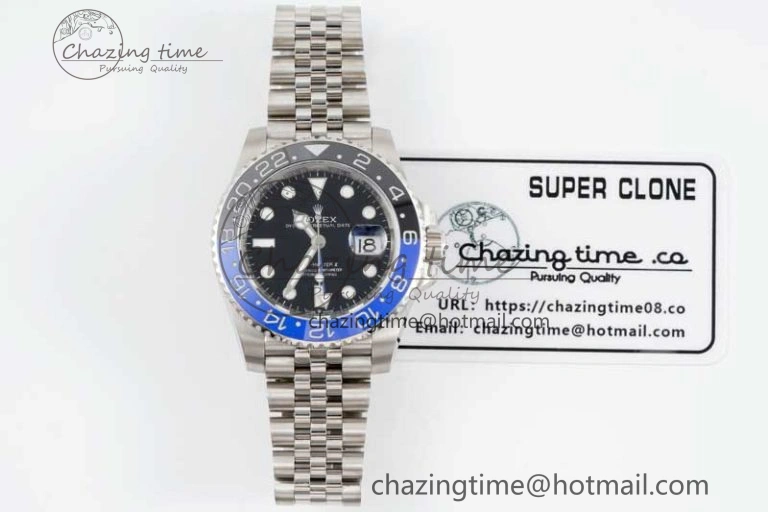 SmoothTexture GMT-Master II 126710 BLNR Black Blue Ceramic 904L Steel APSF 1:1 Best Edition VR3285 CHS 2380