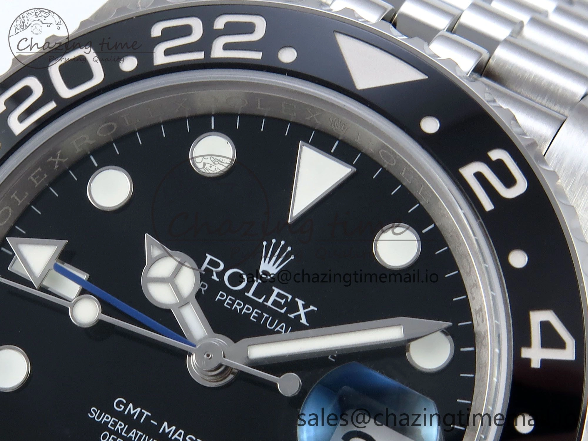 ZipUp GMT-Master II 126710 BLNR Black Blue Ceramic 904L Steel EWE 1:1 Best Edition on Jubilee Strap EWE3285 V 827