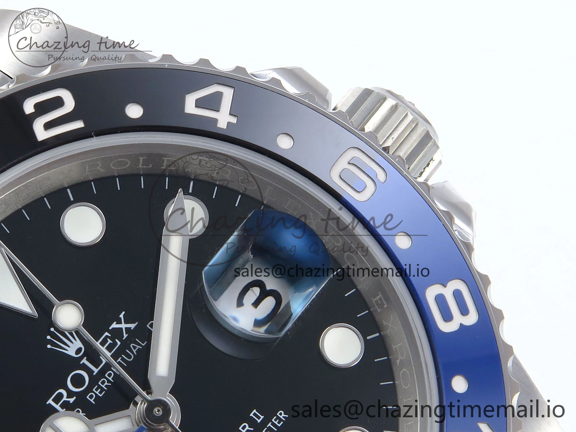 ZipUp GMT-Master II 126710 BLNR Black Blue Ceramic 904L Steel EWE 1:1 Best Edition on Jubilee Strap EWE3285 V 827