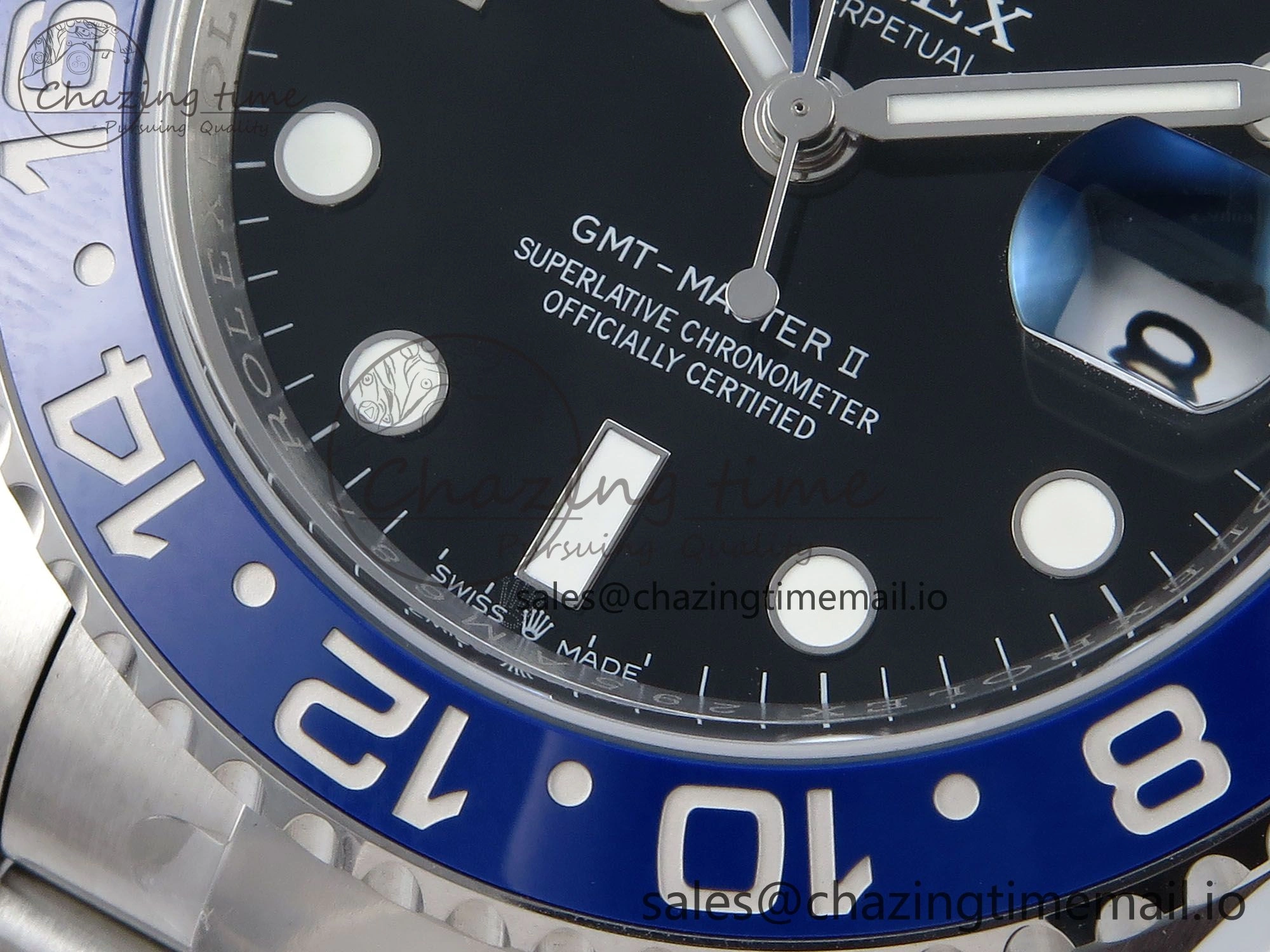 Durable GMT-Master II 126710 BLNR Black Blue Ceramic 904L Steel EWE 1:1 Best Edition on Oyster Strap EWE3285 V 782