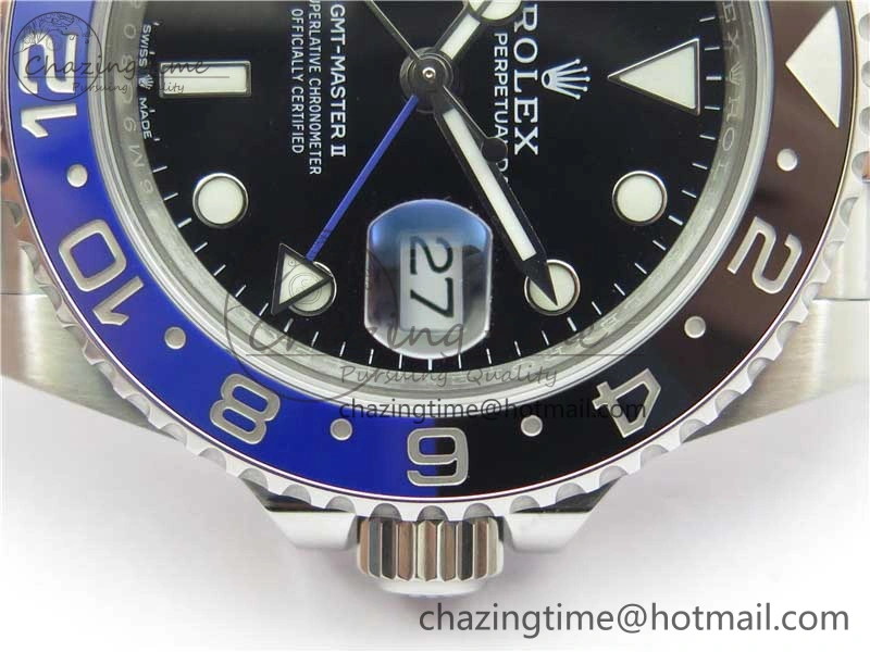 GMT-Master II 126710 BLNR Black Blue Ceramic 904L Steel VRF 1:1 Best Edition SA3285 CHS V Lightweight 2556