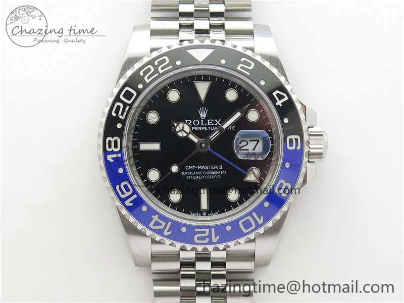 GMT-Master II 126710 BLNR Black Blue Ceramic 904L Steel VRF 1:1 Best Edition SA3285 CHS V Lightweight 2556