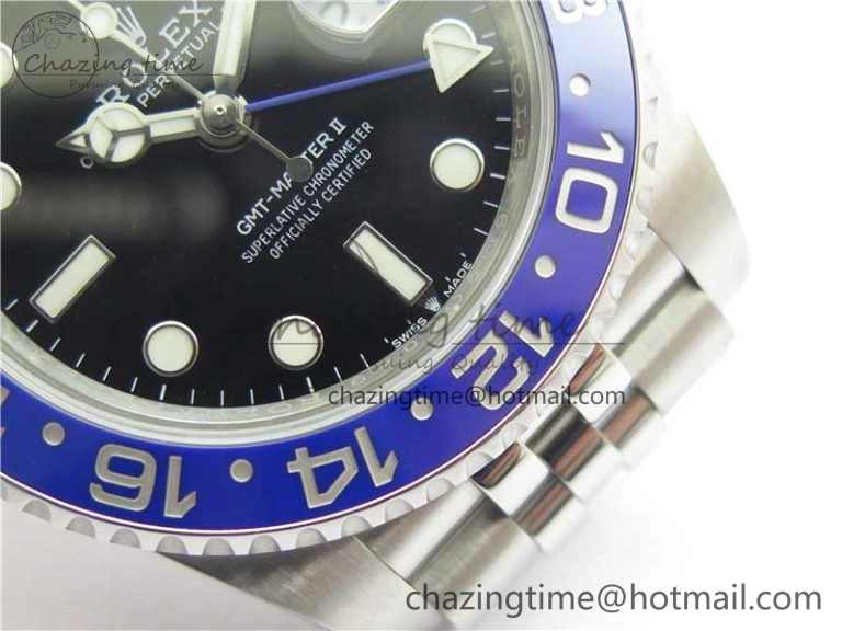 GMT-Master II 126710 BLNR Black Blue Ceramic 904L Steel VRF 1:1 Best Edition SA3285 CHS V Lightweight 2556