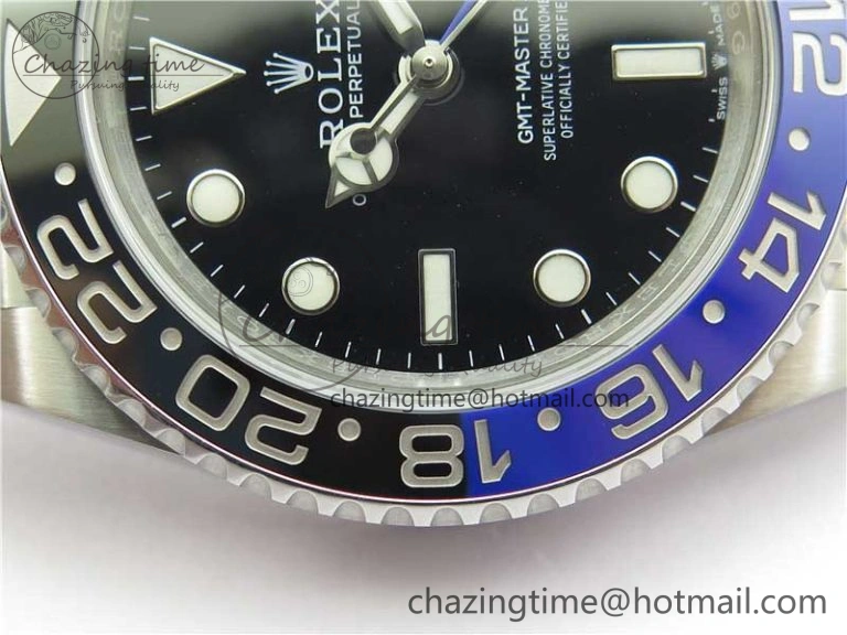 GMT-Master II 126710 BLNR Black Blue Ceramic 904L Steel VRF 1:1 Best Edition SA3285 CHS V Lightweight 2556