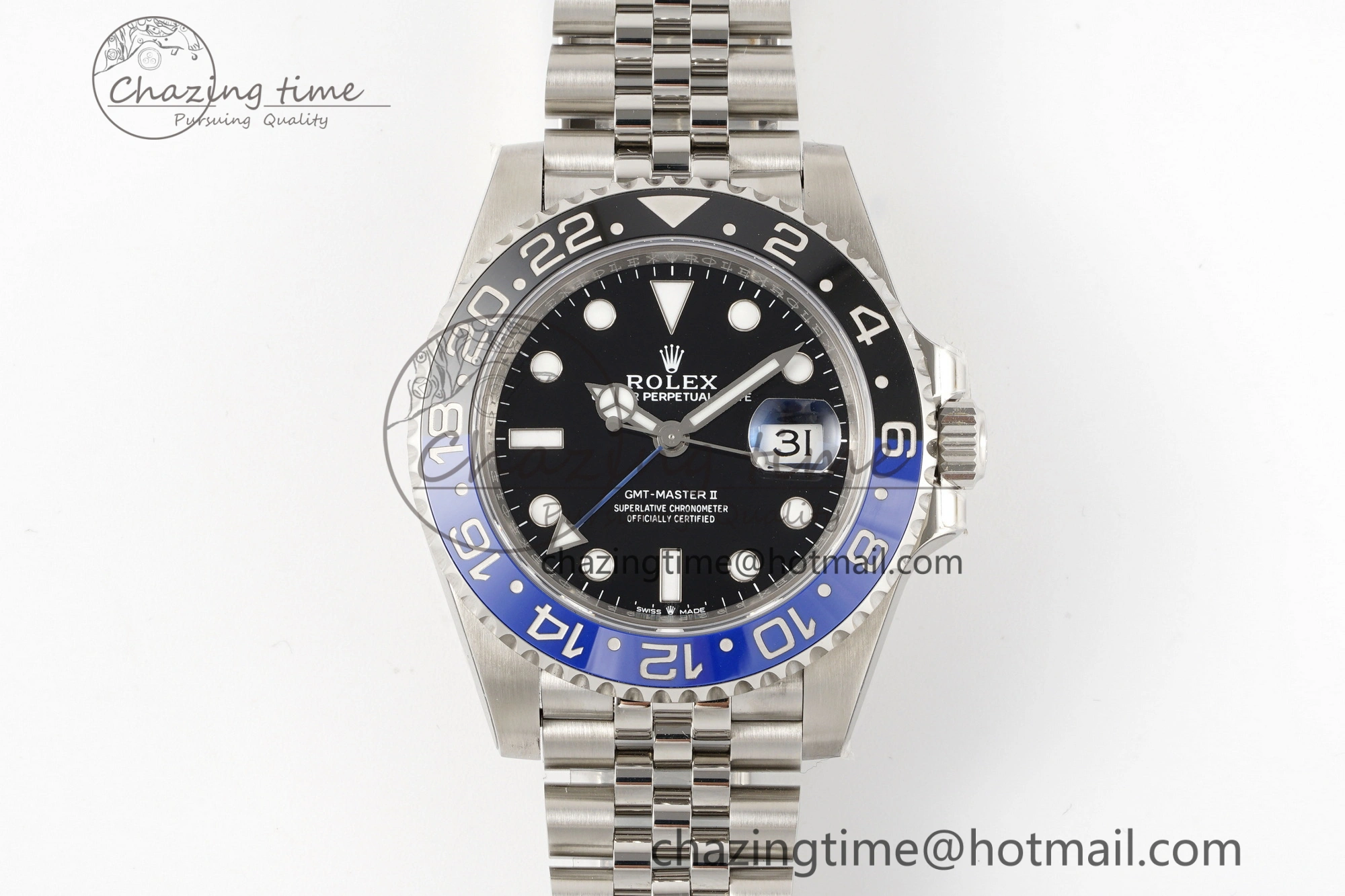 GMT-Master II 126710 BLNR Blue Black Ceramic 904L ARF 1:1 Best Edition on Jubilee Bracelet SH3285 CHS Affordable 1954