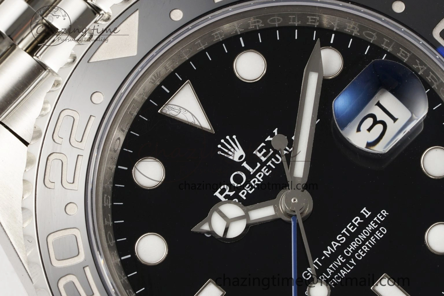 GMT-Master II 126710 BLNR Blue Black Ceramic 904L ARF 1:1 Best Edition on Jubilee Bracelet SH3285 CHS Affordable 1954