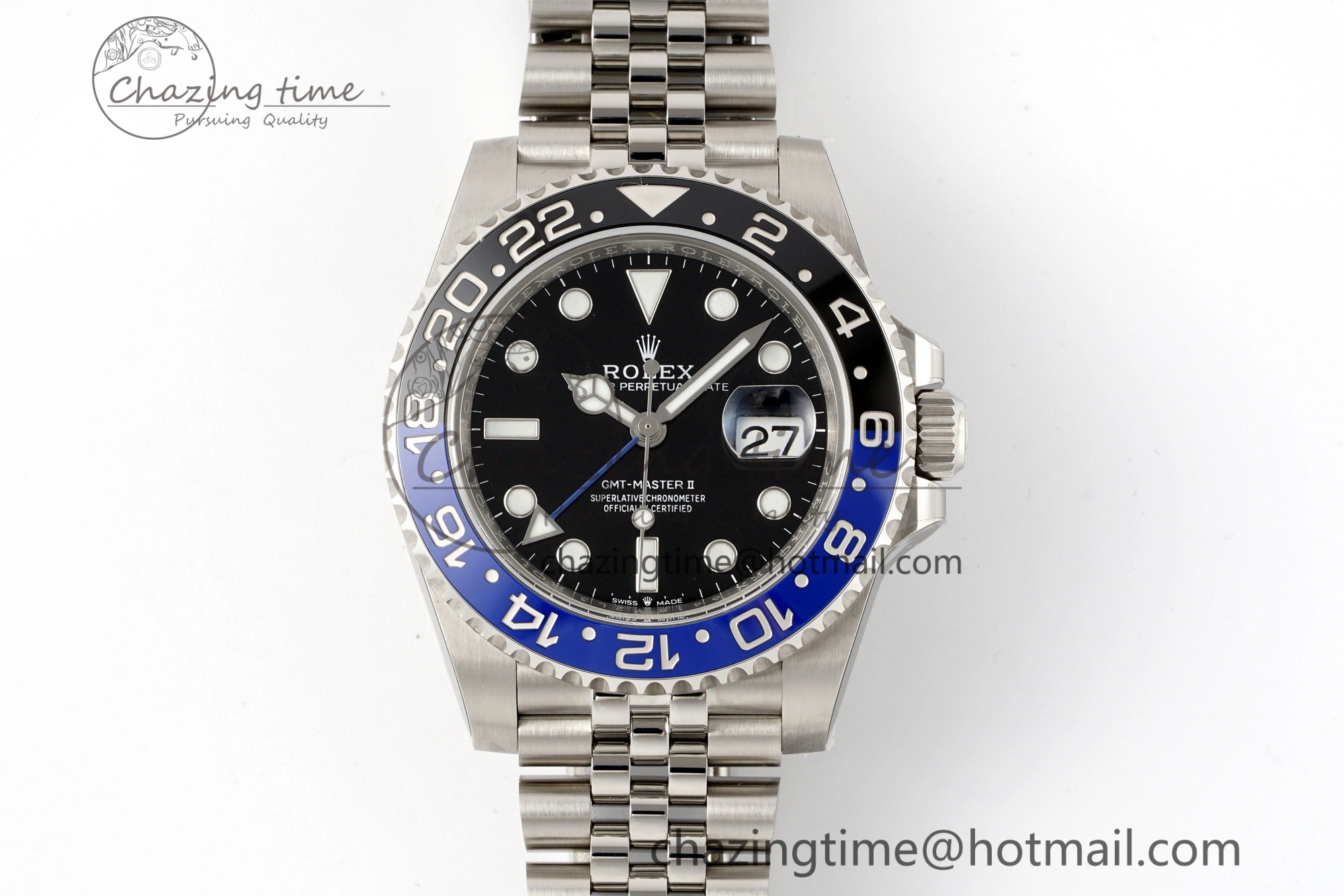 NewStyle GMT-Master II 126710 BLNR Blue Black Ceramic Clean Factory Best Edition on Jubilee Bracelet DD3285 CHS 1988