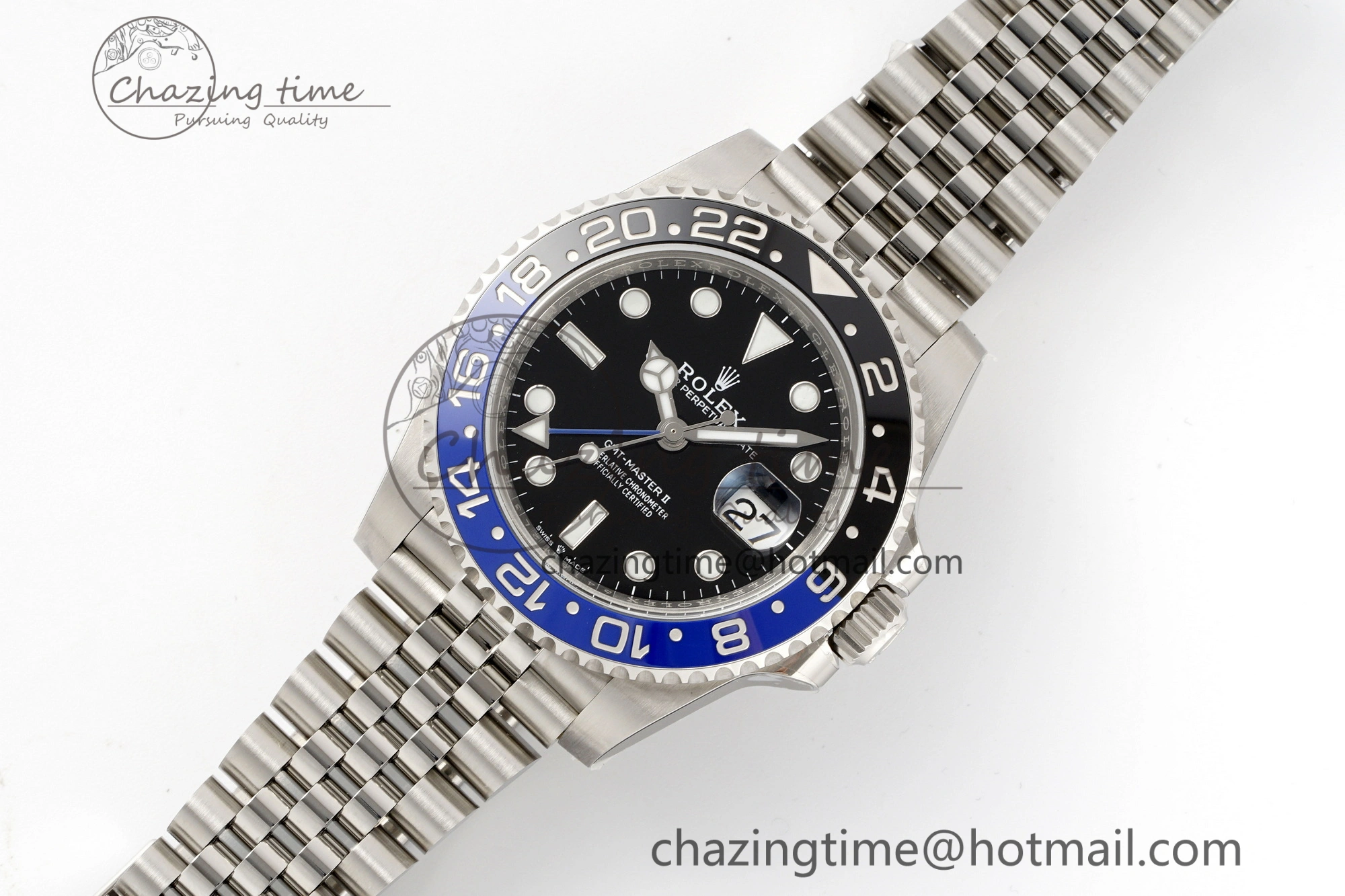 NewStyle GMT-Master II 126710 BLNR Blue Black Ceramic Clean Factory Best Edition on Jubilee Bracelet DD3285 CHS 1988