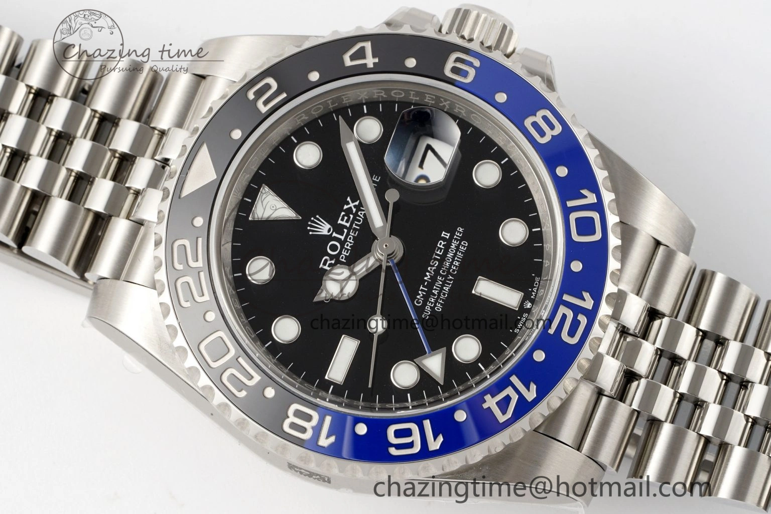NewStyle GMT-Master II 126710 BLNR Blue Black Ceramic Clean Factory Best Edition on Jubilee Bracelet DD3285 CHS 1988