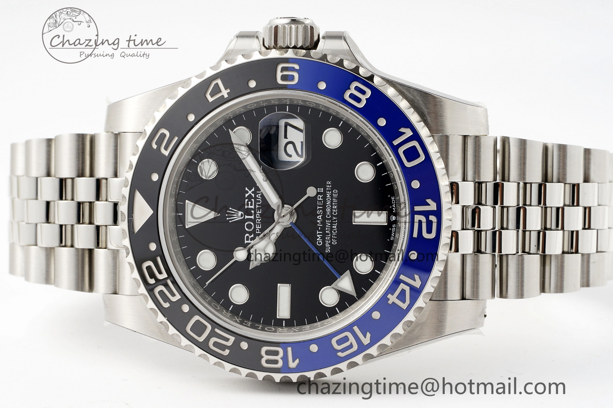 NewStyle GMT-Master II 126710 BLNR Blue Black Ceramic Clean Factory Best Edition on Jubilee Bracelet DD3285 CHS 1988