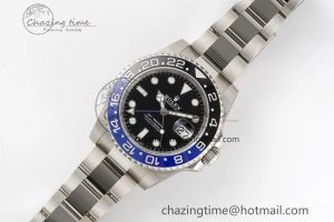 SunProtective GMT-Master II 126710 BLNR Blue Black Ceramic Clean Factory Best Edition on Oyster Bracelet DD3285 CHS 1990