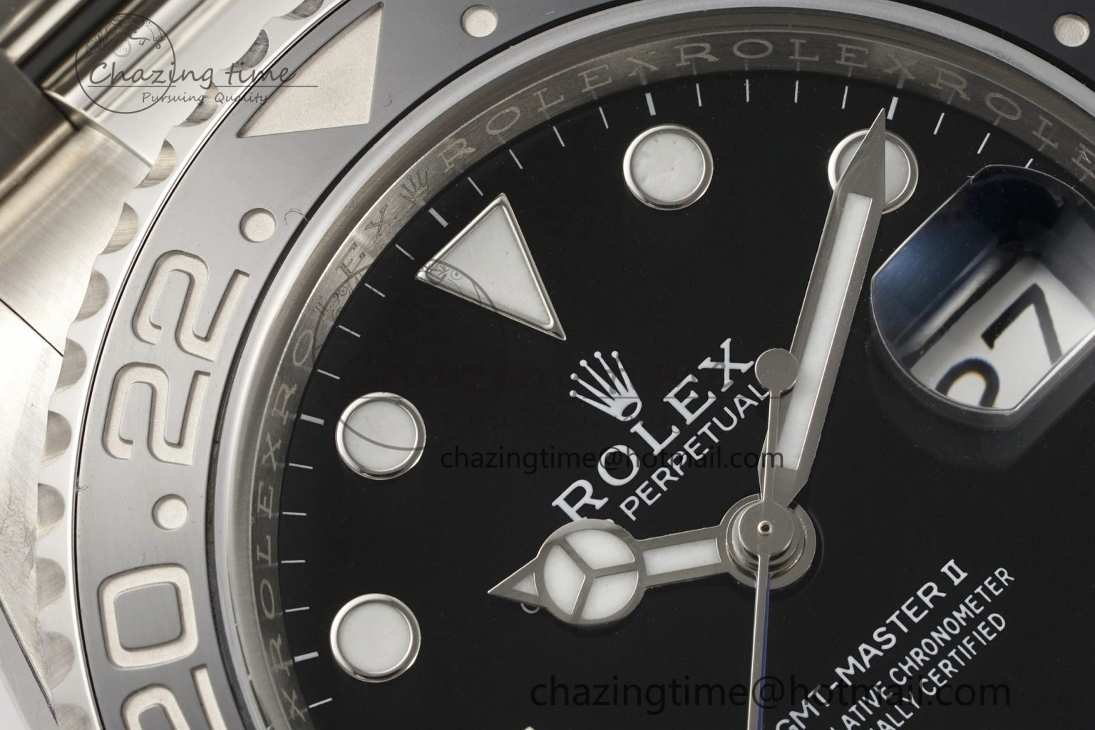 SunProtective GMT-Master II 126710 BLNR Blue Black Ceramic Clean Factory Best Edition on Oyster Bracelet DD3285 CHS 1990
