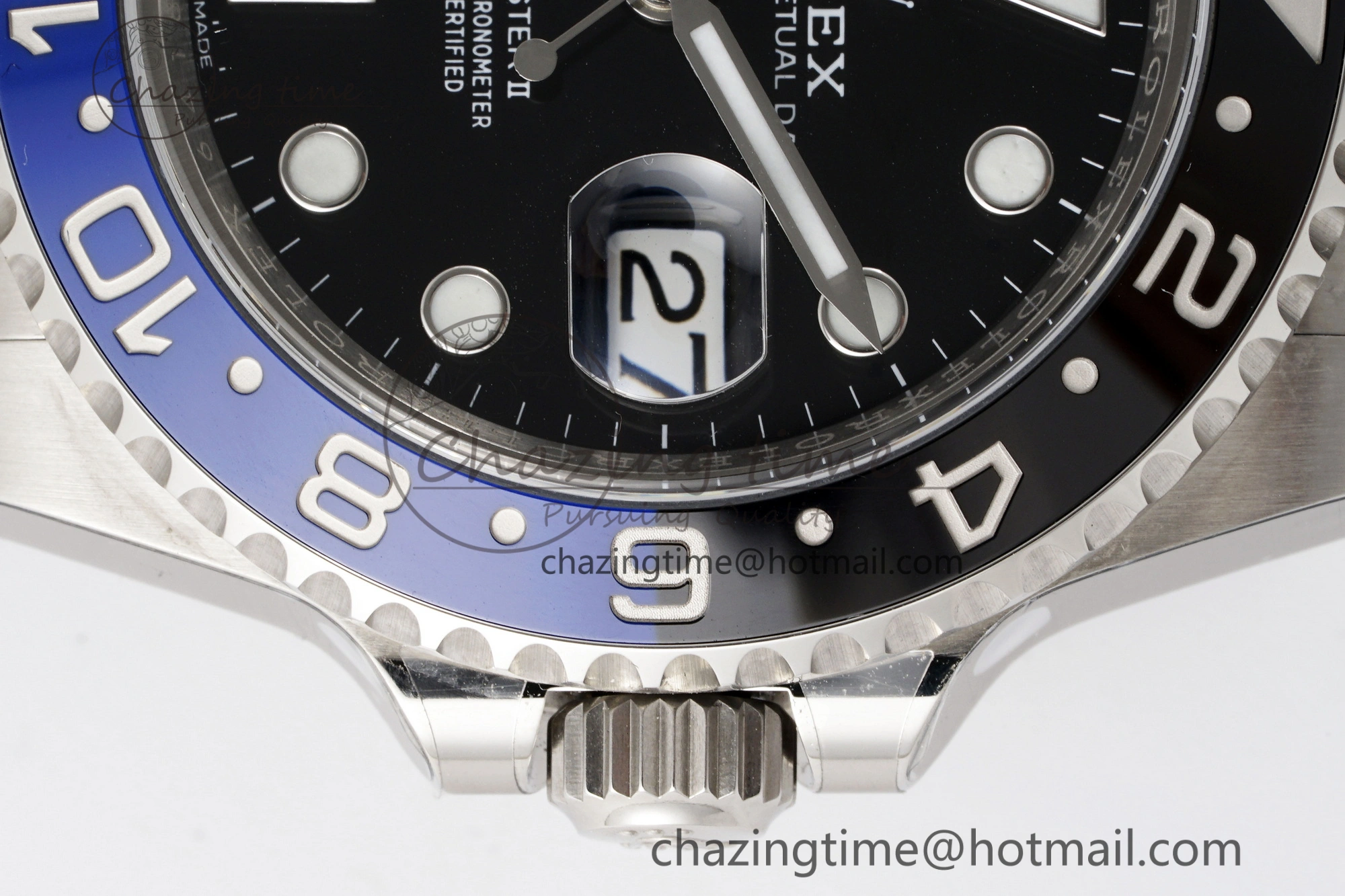 SunProtective GMT-Master II 126710 BLNR Blue Black Ceramic Clean Factory Best Edition on Oyster Bracelet DD3285 CHS 1990