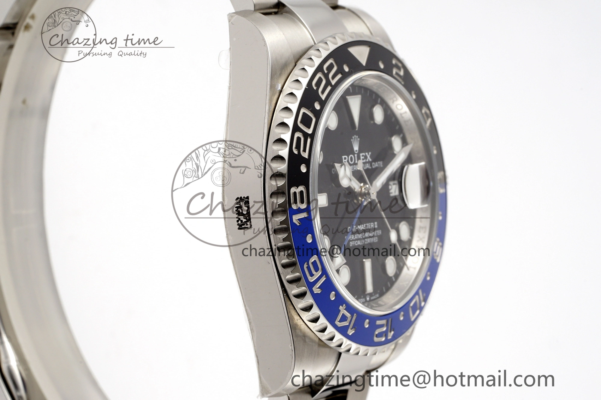 SunProtective GMT-Master II 126710 BLNR Blue Black Ceramic Clean Factory Best Edition on Oyster Bracelet DD3285 CHS 1990