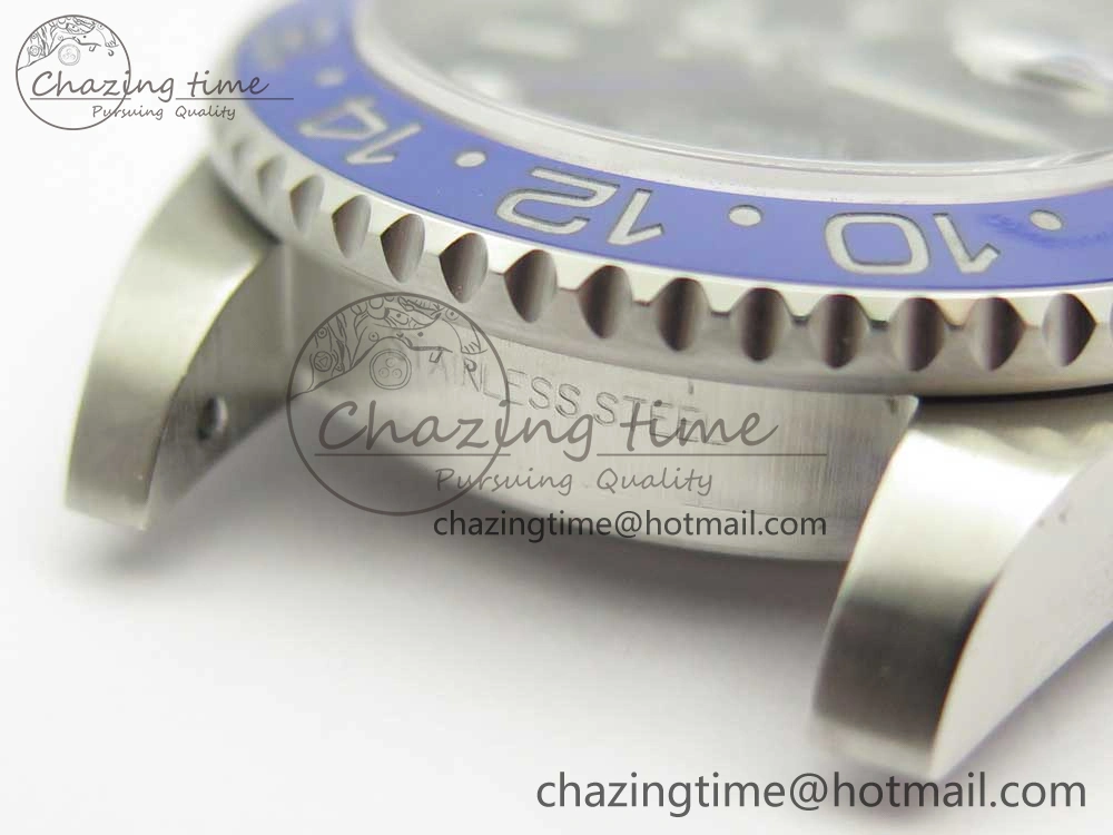 GMT-Master II 126710 BLNR GMF 904L Steel Edition Black Dial on SS Jubilee Bracelet A Affordable 3283