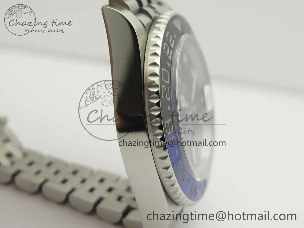 GMT-Master II 126710 BLNR GMF 904L Steel Edition Black Dial on SS Jubilee Bracelet A Affordable 3283