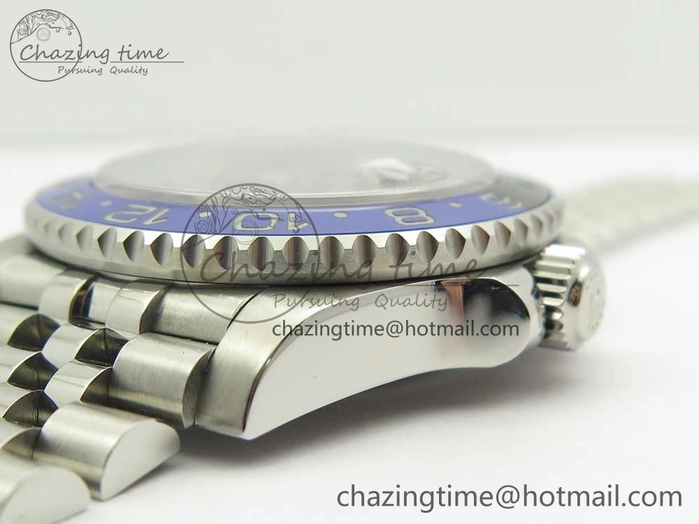 GMT-Master II 126710 BLNR GMF 904L Steel Edition Black Dial on SS Jubilee Bracelet A Affordable 3283