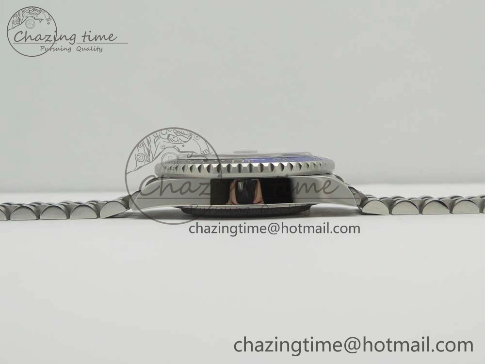GMT-Master II 126710 BLNR GMF 904L Steel Edition Black Dial on SS Jubilee Bracelet A Affordable 3283