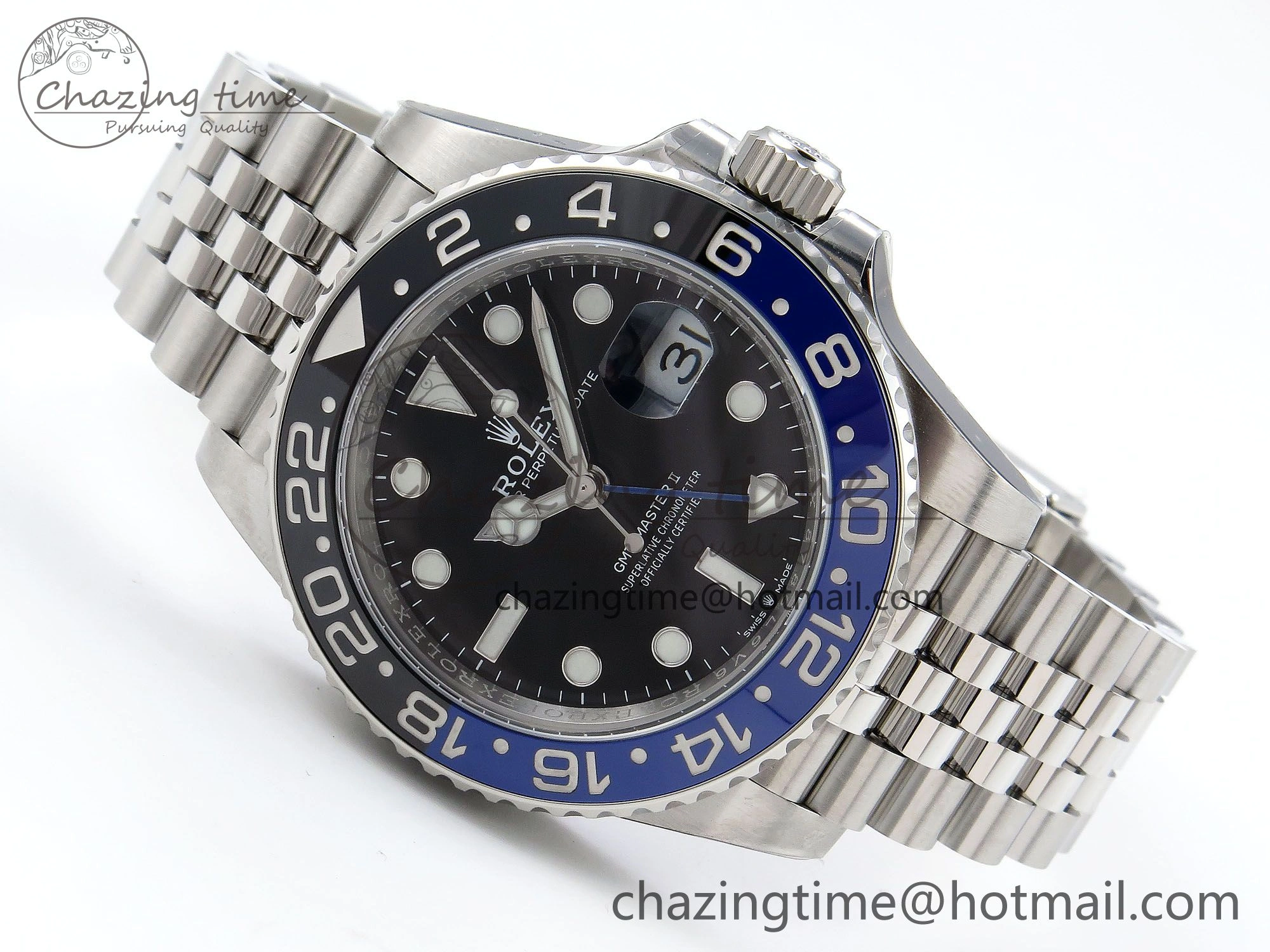 AllSeason GMT Master II 126710 BLNR HGF 904L SS 1:1 Best Edition on Jubilee Bracelet VR3186 CHS 1458