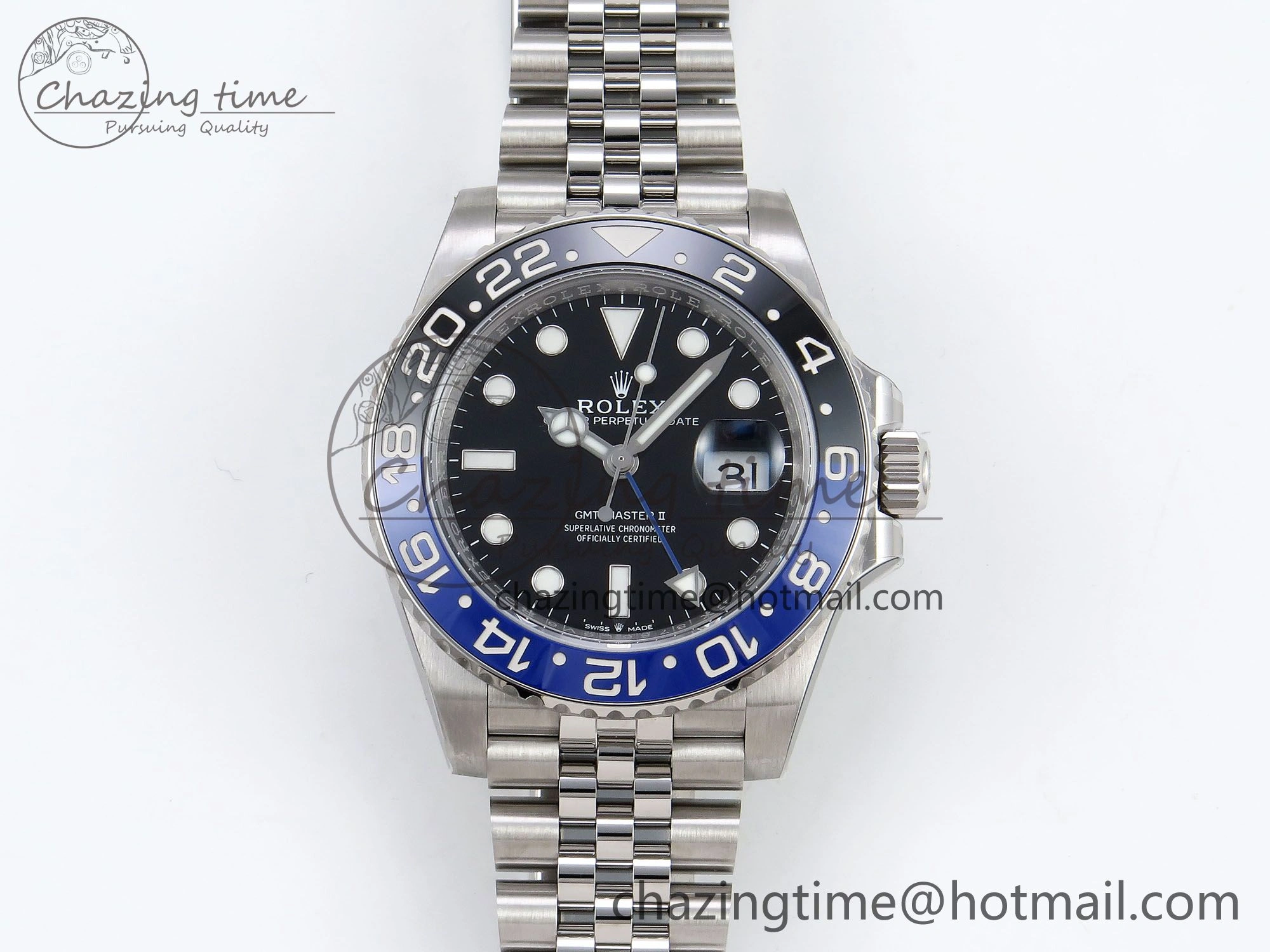 AllSeason GMT Master II 126710 BLNR HGF 904L SS 1:1 Best Edition on Jubilee Bracelet VR3186 CHS 1458